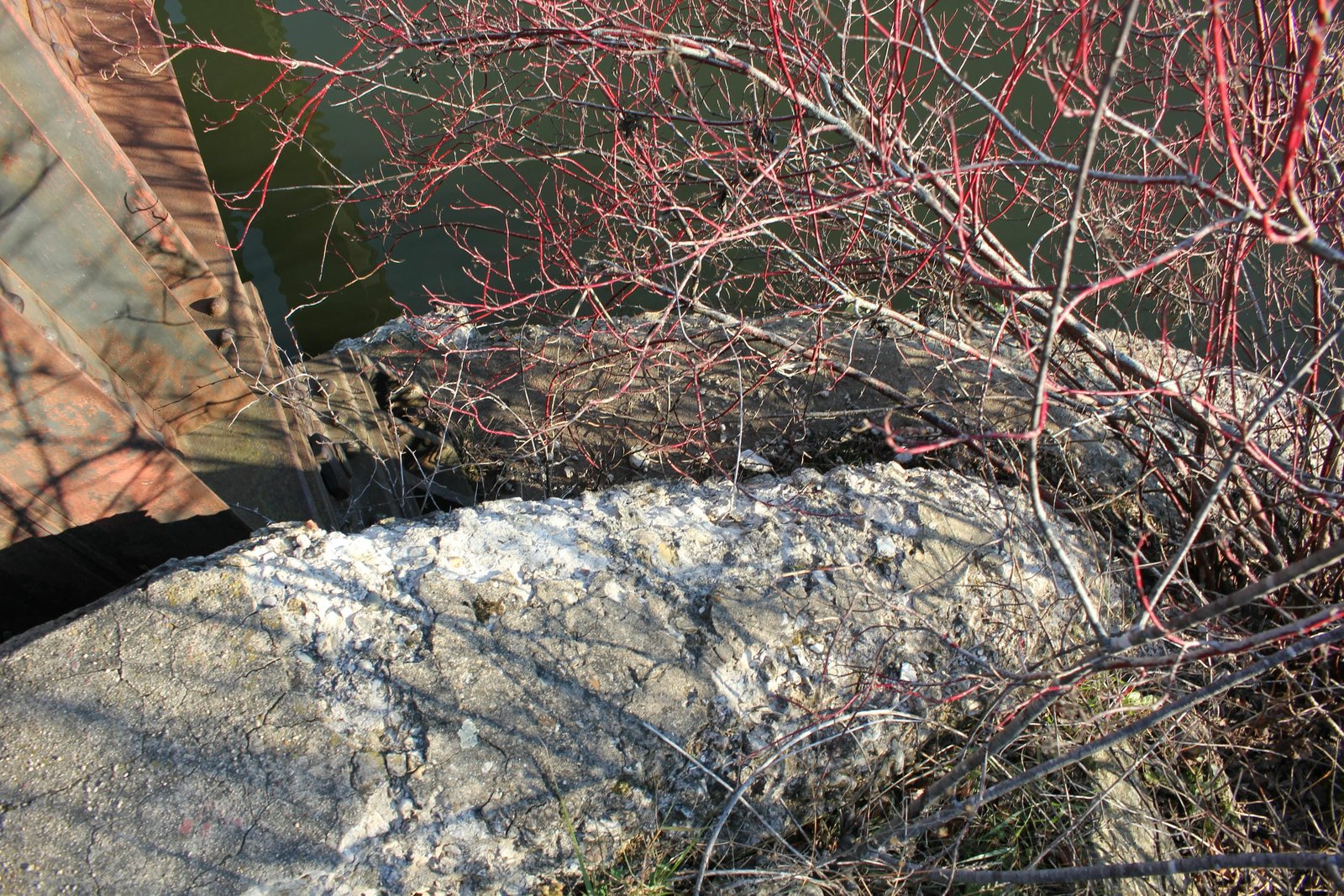 West abutment